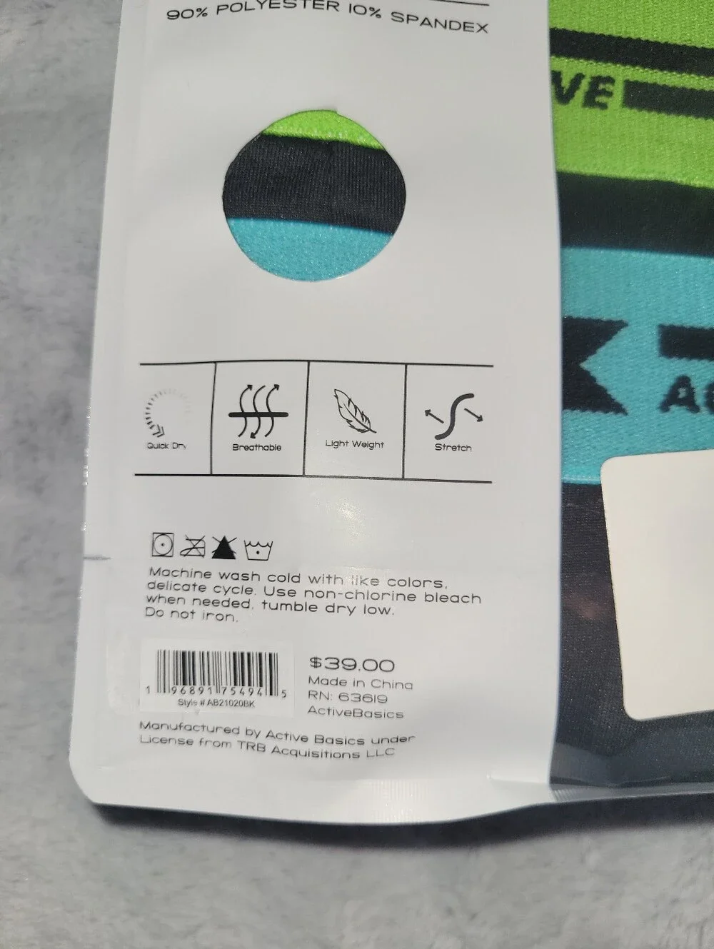 4-Pack RBX Mens Large 36-38 Performance Boxer Briefs Black Microfiber Quick Dry